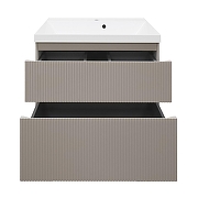 Тумба с раковиной Azario Viola 80 CS00097144 подвесная цвет Бежевый-3