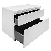 Тумба с раковиной Azario Viola 100 CS00097146 цвет Белый матовый-1