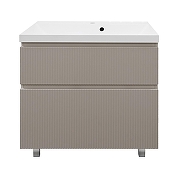 Тумба с раковиной Azario Viola 100 CS00097147 цвет Бежевый-2