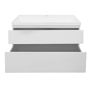 Тумба с раковиной Azario Viola 100 CS00097149 подвесная цвет Белый матовый-3