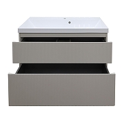 Тумба с раковиной Azario Viola 100 CS00097150 подвесная цвет Бежевый-3