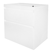 Тумба с раковиной Azario Velluto 60 CS00097535 подвесная цвет Белый матовый