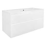 Тумба с раковиной Azario Velluto 100 CS00097538 подвесная цвет Белый матовый