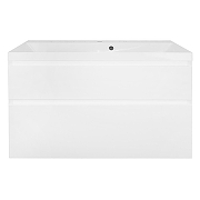 Тумба с раковиной Azario Velluto 100 CS00097538 подвесная цвет Белый матовый-2