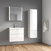 Тумба с раковиной Azario Velluto 100 CS00097538 подвесная цвет Белый матовый-8