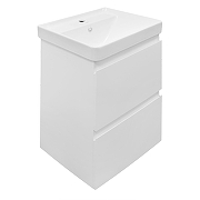 Тумба с раковиной Azario Мила 50 CS00097989 подвесная цвет Белый