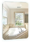 Зеркало Azario 68.5 LED-00002339 с подсветкой с сенсорным выключателем и подогревом
