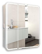 Зеркальный шкаф Azario Alliance 80.5 LED-00002516 с подсветкой цвет Белый