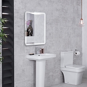 Зеркало Azario 55 LED-00002534 с подсветкой с сенсорным выключателем-2