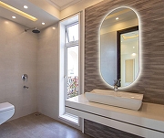 Зеркало Azario Viva 55 LED-00002549 с подсветкой с сенсорным выключателем-2