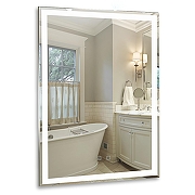 Зеркало Azario 60 LED-00002614 с подсветкой с сенсорным выключателем и подогревом