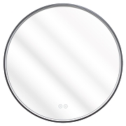 Зеркало Azario Димион 60 АZ-LED010525 с подсветкой цвет Серый матовый с сенсорным выключателем и подогревом