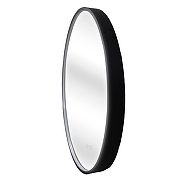 Зеркало Azario Димион 60 АZ-LED010625 с подсветкой цвет Черный матовый с сенсорным выключателем и подогревом-1