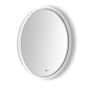 Зеркало Azario Лайвли 80 АZ-LED012125 с подсветкой цвет Белый матовый с подогревом