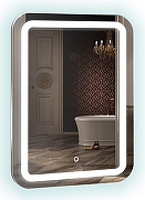 Зеркало Azario Мальта 55 ФР-00001219 с подсветкой с сенсорным выключателем, подогревом и часами