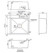 Кухонная мойка Azario Sabrina 60 AZS6050S цвет Серебро-3