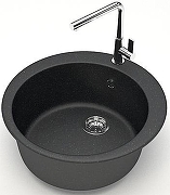 Кухонная мойка Azario Vital 50.7 CS00078345 цвет Черный-1