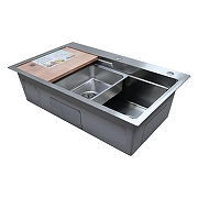 Кухонная мойка Azario Naomi 75 AZS7546H цвет Нержавеющая сталь-2