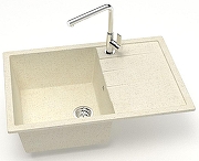 Кухонная мойка Azario Vision 75 CS00078338 цвет Бежевый-1
