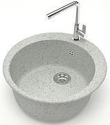 Кухонная мойка Azario Vital 50.7 CS00078348 цвет Светло-серый-1