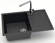 Кухонная мойка Azario Vision 75 CS00078339 цвет Черный-1