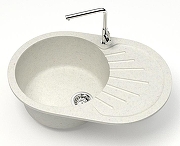 Кухонная мойка Azario Flora 73 CS00079914 цвет Светло-серый-1