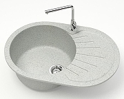 Кухонная мойка Azario Flora 73 CS00079916 цвет Светло-серый-1