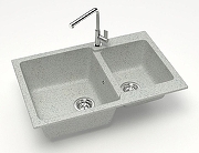 Кухонная мойка Azario Grand 76.5 CS00079906 цвет Светло-серый-1