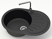 Кухонная мойка Azario Flora 73 CS00079913 цвет Черный-1