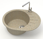 Кухонная мойка Azario Light 57.5 CS00079922 цвет Коричневый-1