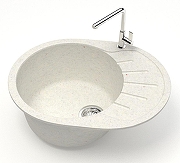 Кухонная мойка Azario Light 57.5 CS00079921 цвет Светло-серый-1