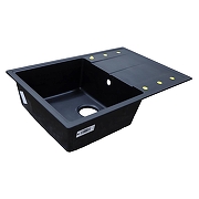 Кухонная мойка Azario Izmir 74 CS00097684 цвет Черный-1