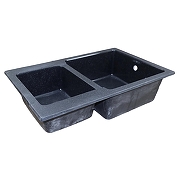 Кухонная мойка Azario Ostin 77 CS00105244 цвет Черный-1