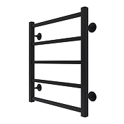 Водяной полотенцесушитель Azario Ancona 500х600 AZ83877B нижнее/диагональное подключение, G 1/2 цвет Черный