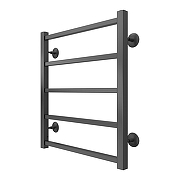Водяной полотенцесушитель Azario Ancona 500х600 AZ83878G нижнее/диагональное подключение, G 1/2 цвет Графит