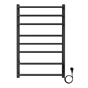 Электрический полотенцесушитель Azario Milan 500х800 AZ83900G диммер справа цвет Графит-1
