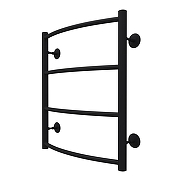 Водяной полотенцесушитель Azario Verona 500х600 AZ83912B боковое подключение, G 1/2 цвет Черный