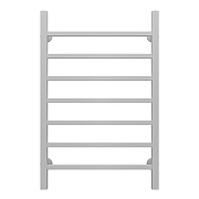 Водяной полотенцесушитель Azario Ancona 500х800 AZ83914W нижнее/диагональное подключение, G 1/2 цвет Белый-2