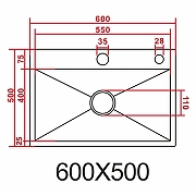 Кухонная мойка Azario Nicole 60 AZB6050H цвет Черный соты-3