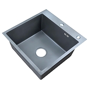 Кухонная мойка Azario Nicole 50 AZG5050H цвет Серый соты-1