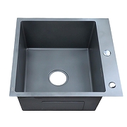 Кухонная мойка Azario Nicole 50 AZG5050H цвет Серый соты-2