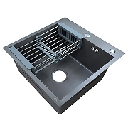 Кухонная мойка Azario Nicole 50 AZG5050H цвет Серый соты-5