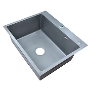 Кухонная мойка Azario Nicole 60 AZG6050H цвет Серый соты-1