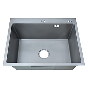 Кухонная мойка Azario Nicole 60 AZG6050H цвет Серый соты-2