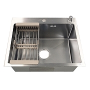 Кухонная мойка Azario Nicole 60 AZS6050H цвет Серебро соты