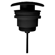 Донный клапан Azario AZ-106-BL click-clack цвет Черный матовый