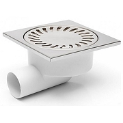 Душевой трап Azario Нептун AZ-326 X N с решеткой цвет Нержавеющая сталь