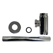 Сифон для раковины Azario AZ-108-CHR цвет Хром-1