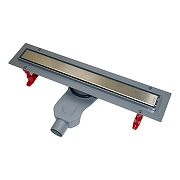 Душевой лоток Azario AZ1105-00145 с решеткой цвет Хром матовый / под плитку