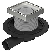 Душевой трап Azario AZ-C381 A с решеткой цвет Хром / под плитку